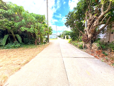【前面道路含む現地写真】 | 宮古島市下地字来間　