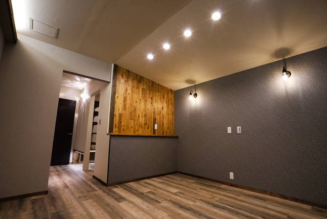 デザイナーズ戸建て上尾の居間・リビング