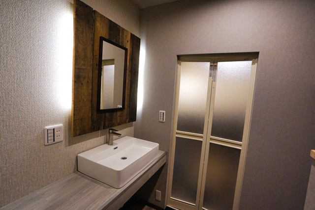 デザイナーズ戸建て上尾の洗面所