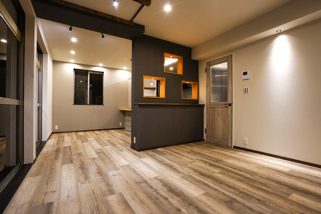 デザイナーズ戸建て上尾の居間・リビング