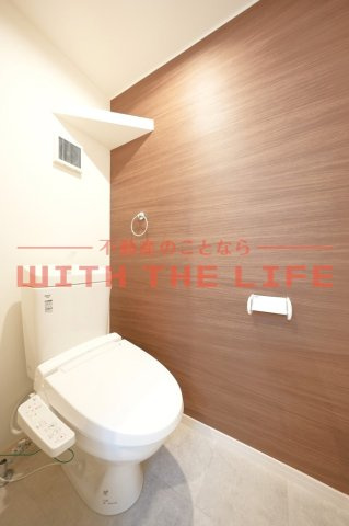 ハレクラニ鳥栖【キャッシュバック対象】のトイレ|同施工会社の類似物件の写真です。
※同シリーズ別物件の写真　※現状優先
