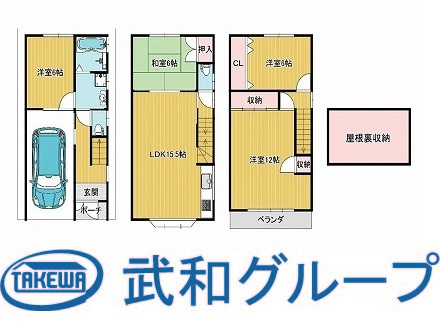 旭区清水２丁目　中古戸建②の画像