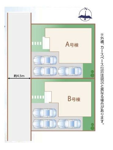 大塚町1905番の区画図|区画図です。