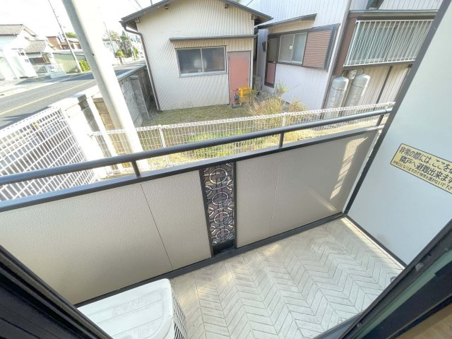 メゾンHOKUSHINのバルコニー|※同タイプ・別室の写真になります。