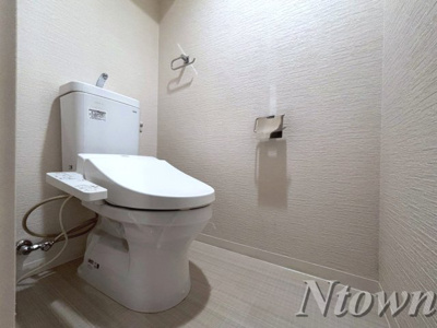 【トイレ】 | セローム亀島 | ゆったりとした空間のトイレです