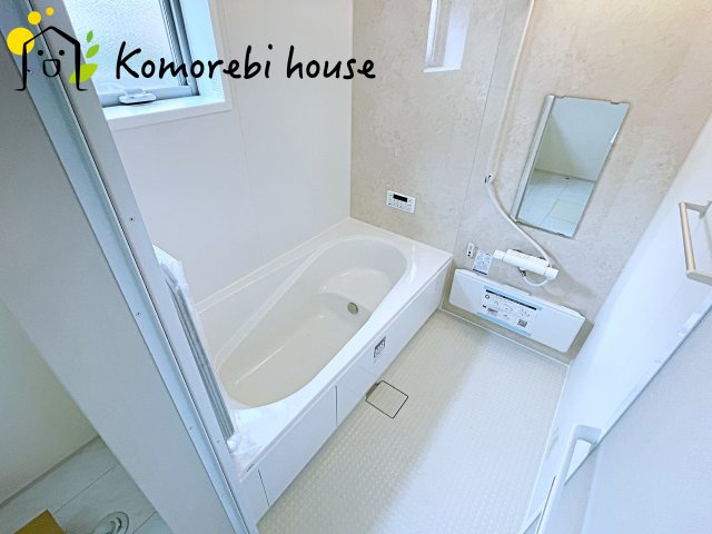 伊奈町中央　新築一戸建て　リーブルガーデン　02の浴室|落ち着いた空間のお風呂です