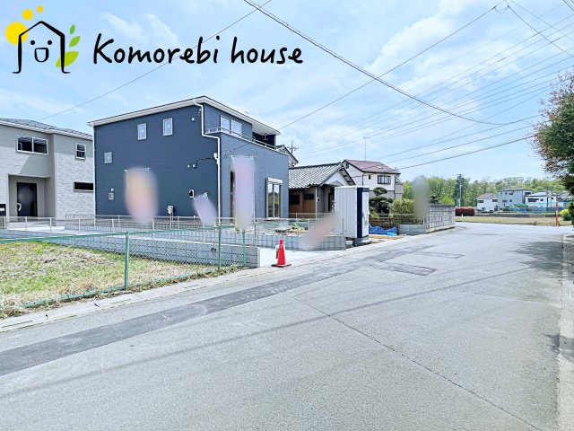 伊奈町中央　新築一戸建て　リーブルガーデン　02の前面道路含む現地写真|前面道路含む現地写真です
