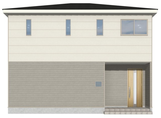 【外観パース】 | 行田市天満第2　CRADLEGARDEN　新築戸建　全2棟　1号棟 | 1号棟