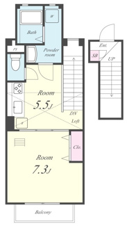 【間取り】 | 誉蔵弐番館 | 間取りです。