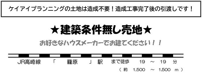 売地　熊谷市別府2-156（全2区画）のその他