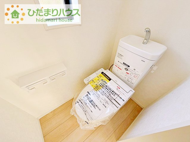 【トイレ】 | つくば市森の里第6　新築戸建 | トイレは1F、2F共に完備！取り合いになることがありませんね(^^)/