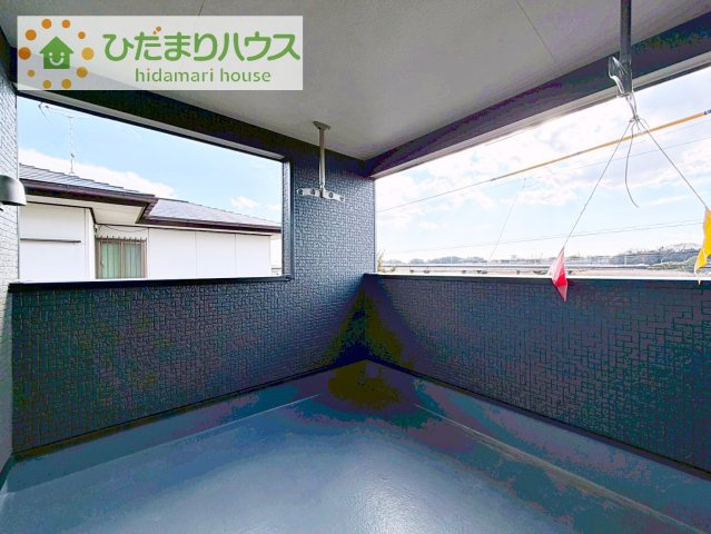 【バルコニー】 | つくば市森の里第6　新築戸建 | 人気が高いインナーバルコニーを採用♪天候を気にせず洗濯物を干せ、紫外線も気にせずに済みます(*^^)v