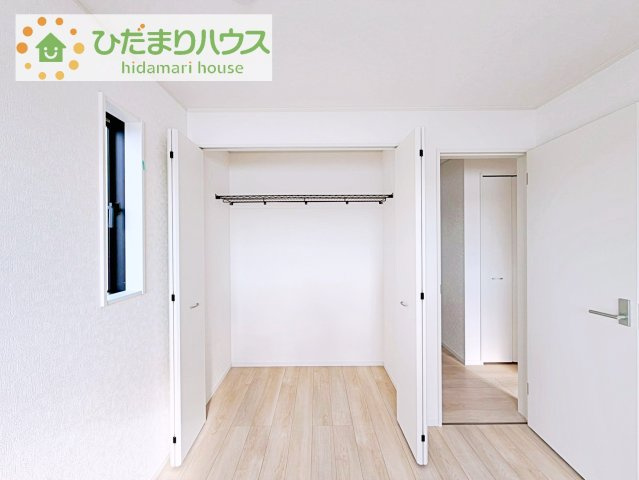 【収納】 | つくば市森の里第6　新築戸建 | 全室にクローゼットが付いていて、お部屋の住空間もスッキリ広々使えそうです(^^)