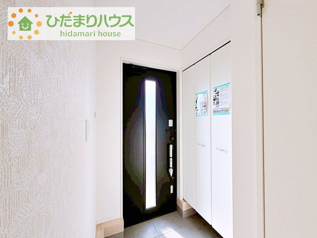 【玄関】 | つくば市森の里第6　新築戸建 | 家族の靴をたっぷり収納！大型シューズクローゼット付き(^^♪