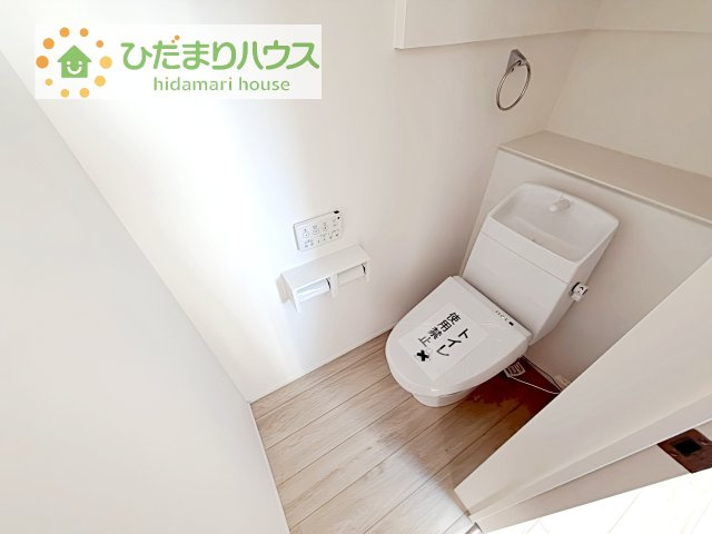 【トイレ】 | 守谷市美園2丁目第1期　新築戸建 | トイレは1F、2F共に完備！取り合いになることがありませんね(^^)/
