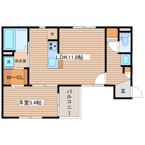 Cocon翠の間取り