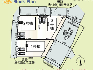 CRADLE GARDEN吉井町神保第1の区画図