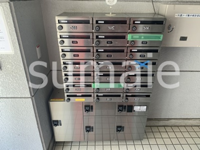 グリーンヒル櫛引のセキュリティ|集合ポスト、宅配ボックス完備。