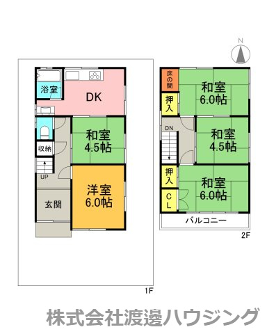 野崎３丁目一戸建の間取り