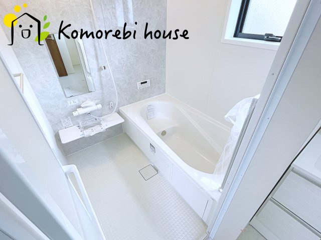 西区土屋　新築一戸建て　リーブルガーデン　01の浴室|コンパクトで使いやすいお風呂です