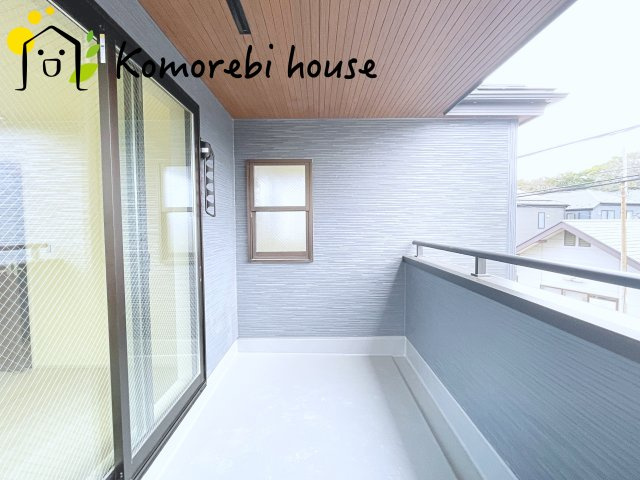 西区土屋　新築一戸建て　リーブルガーデン　01のバルコニー|バルコニーからの眺めを楽しみながら食事をしませんか