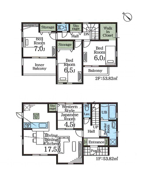西区土屋　新築一戸建て　リーブルガーデン　01の区画図|１号棟