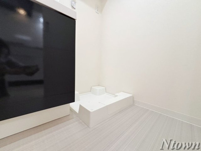 【設備】 | Aurum | 洗濯機置き場です