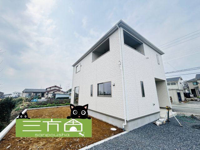 新築　前橋市粕川町新屋第1　クレイドルガーデン　1号棟の外観|現地写真　2026年3月完成しました！ご内覧等、お気軽にお問合せください♪　							
　							
