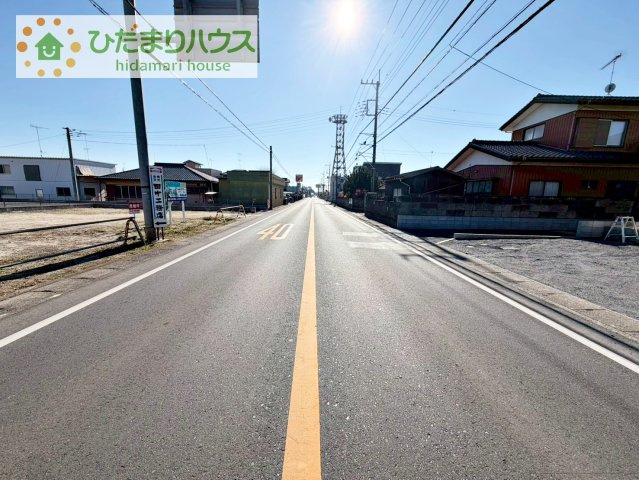 【前面道路含む現地写真】 | 筑西市井上第1　新築戸建　1号棟 | 閑静な住宅地で叶える静かな暮らし(^^)/