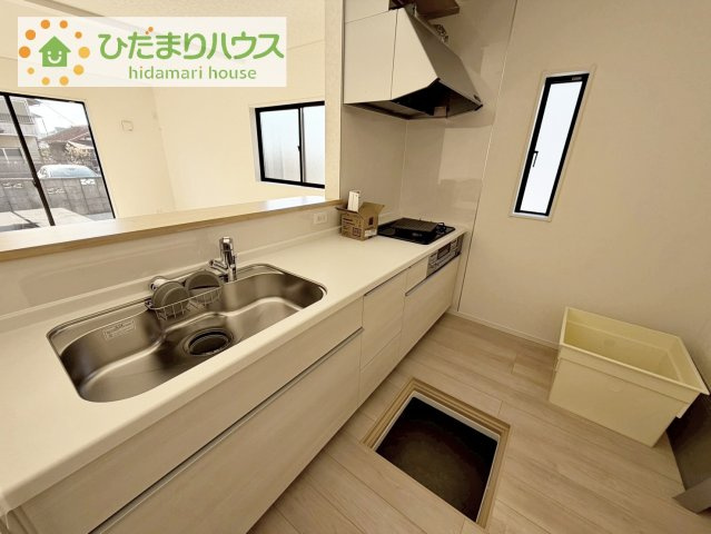 【キッチン】 | 筑西市井上第1　新築戸建　1号棟 | 料理をしながらでも、ご家族との会話を楽しめる対面式キッチン♪