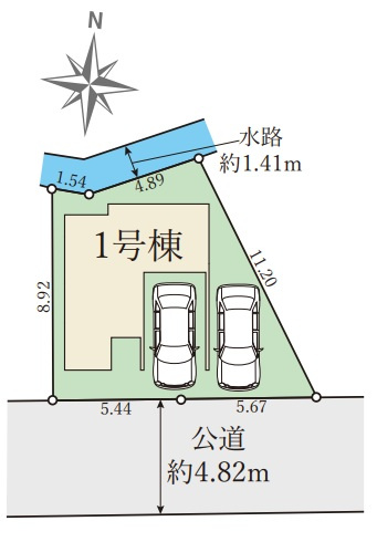 明石市藤江の区画図