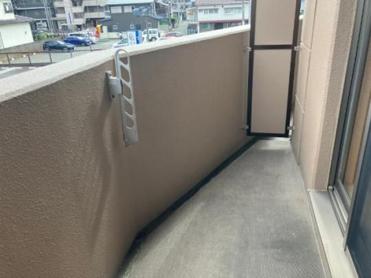 熊本市中央区帯山６丁目の賃貸マンションのバルコニー