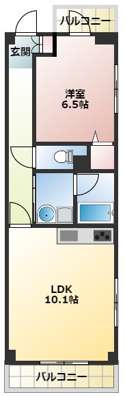 インぺリアル南大高の間取り