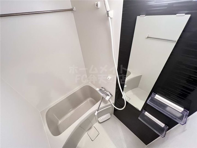 【浴室】 | エグゼ弁天町 | 落ち着いた空間のお風呂です