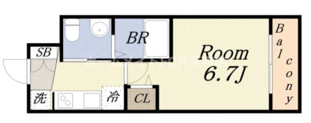 【間取り】 | エグゼ弁天町