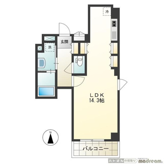 【間取り】 | パティオ秋葉原 |  