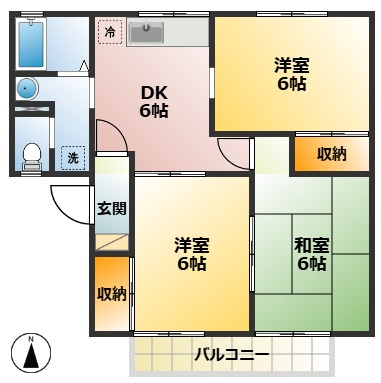 エミネンス 弐番館の間取り