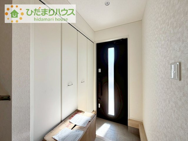 【玄関】 | 筑西市井上第1　新築戸建　2号棟 | 家族の靴をたっぷり収納！大型シューズクローゼット付き(^^♪