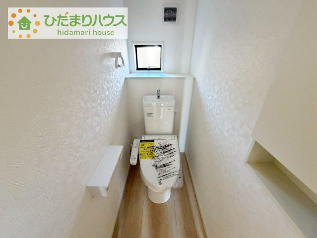 【トイレ】 | 筑西市井上第1　新築戸建　2号棟 | トイレは1F、2F共に完備！取り合いになることがありませんね(^^)/