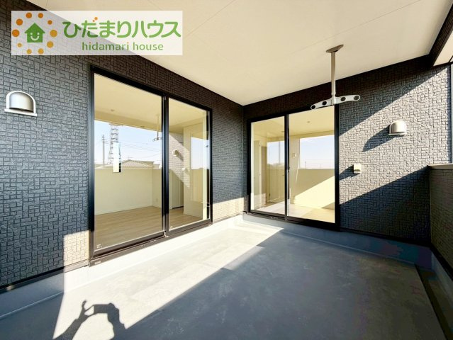 【バルコニー】 | 筑西市井上第1　新築戸建　2号棟 | 人気が高いインナーバルコニーを採用♪天候を気にせず洗濯物を干せ、紫外線も気にせずに済みます(*^^)v