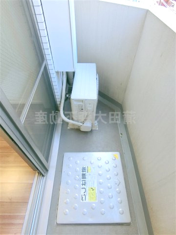 ジーベック大森ウエストのバルコニー