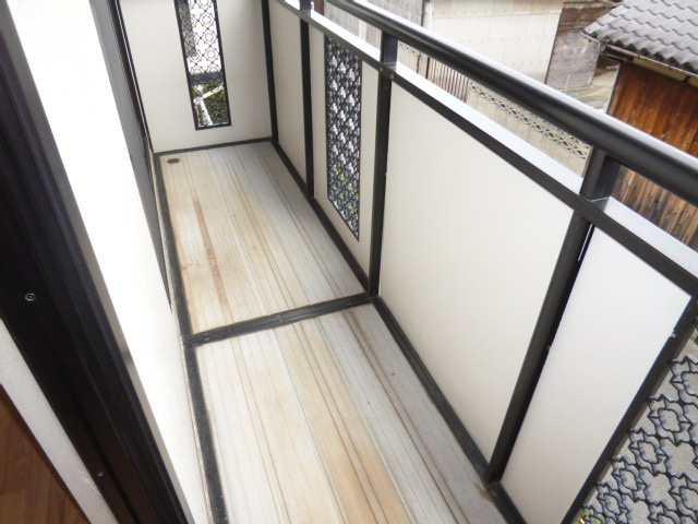 ゼフィールＢのバルコニー