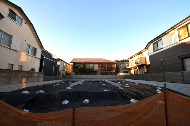 羽根木2丁目・売地の外観