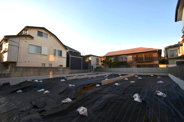 羽根木2丁目・売地の外観