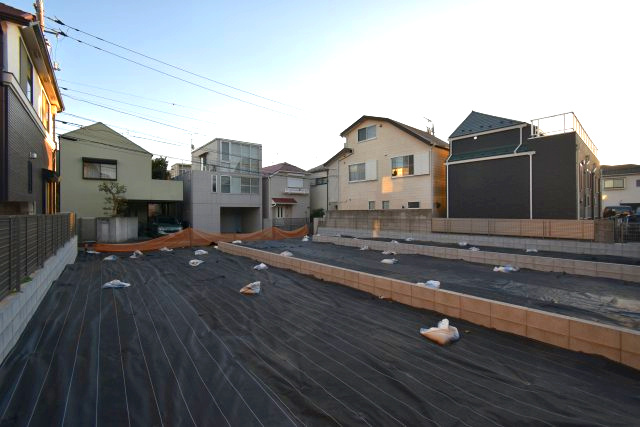 羽根木2丁目・売地の外観