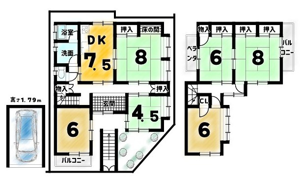 大宮玄琢北町の間取り