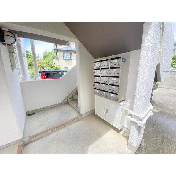 アパルトマン松栄のエントランス