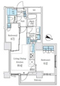 【間取り】 | 53.40㎡2LDK