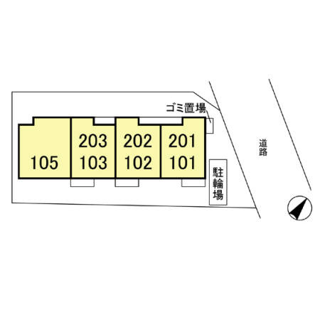 ポンテ・アッセの区画図