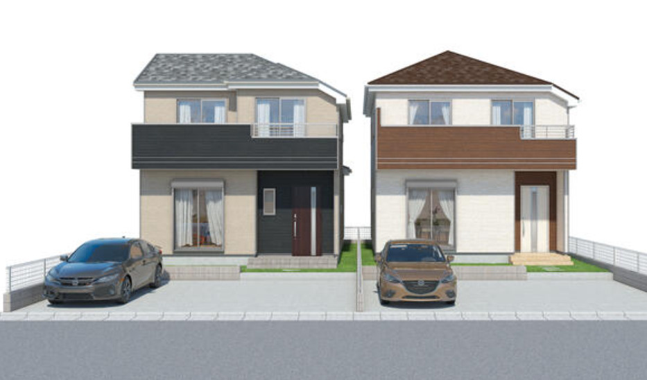 笠原町974番の外観パース|日当たり良好♪近隣類似物件のご見学、ご案内可能です～！！